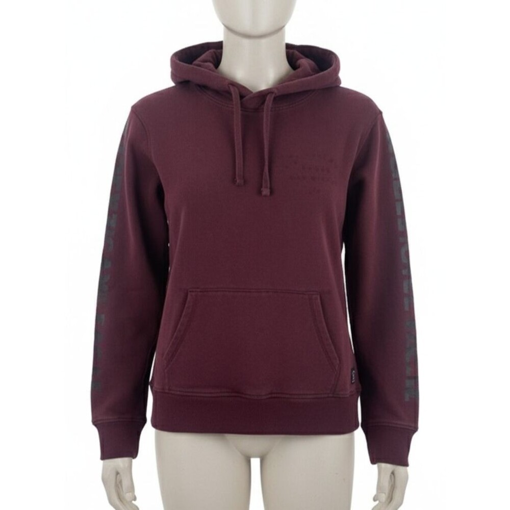 American Eagle Outfitters Pullover Hoodie Sweatshirt Men's XL Burgundy 1977 USA